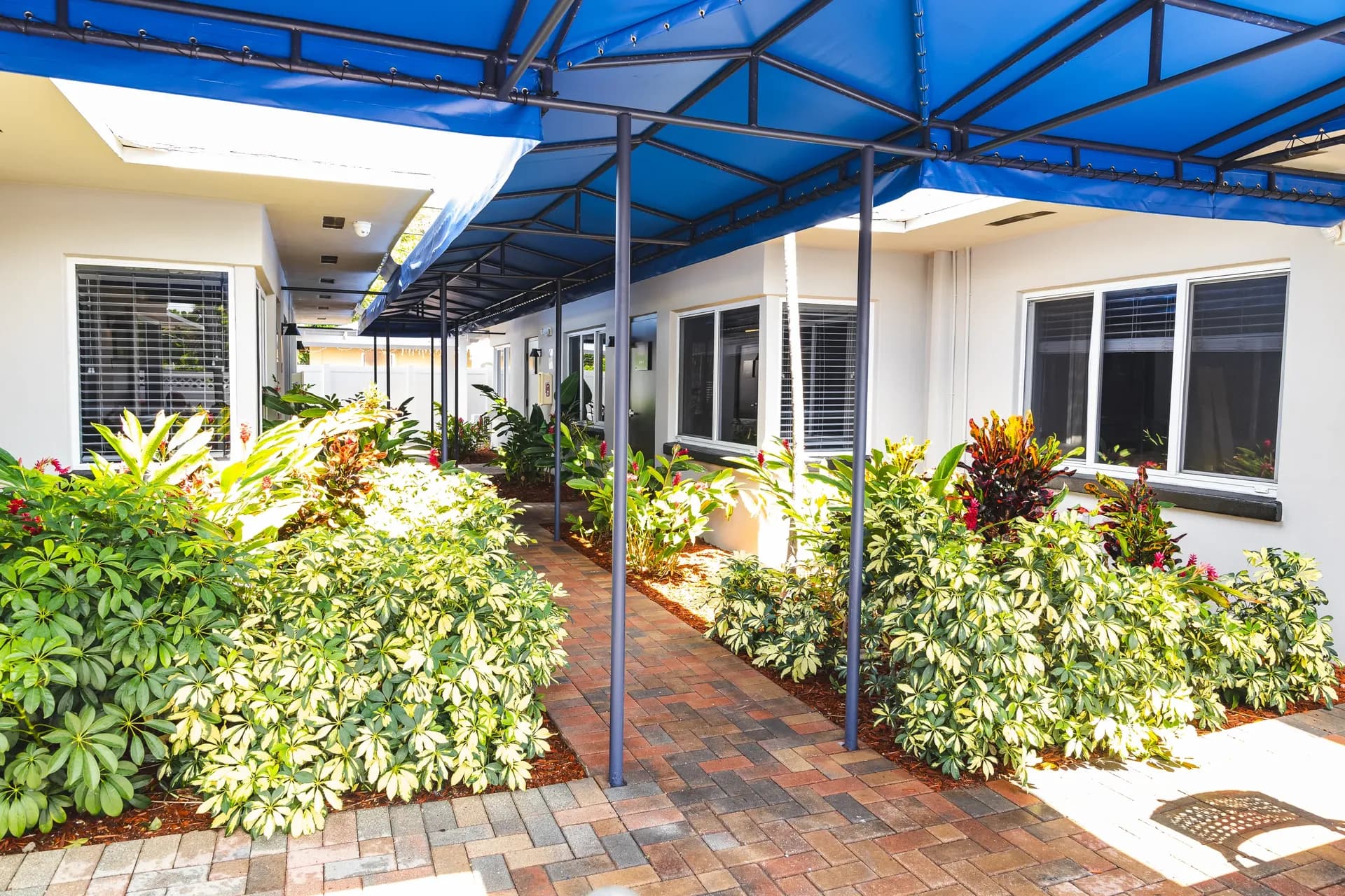 Modern addiction treatment facility