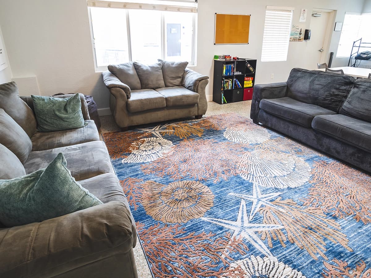 Modern lobby and reception area