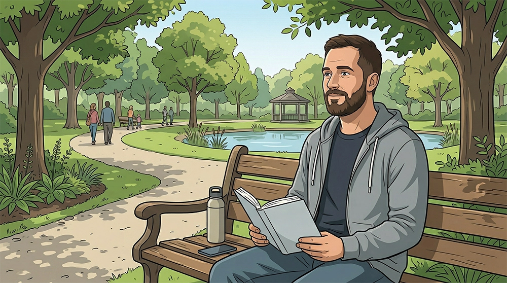 A clinician discussing anxiety medication during addiction treatment