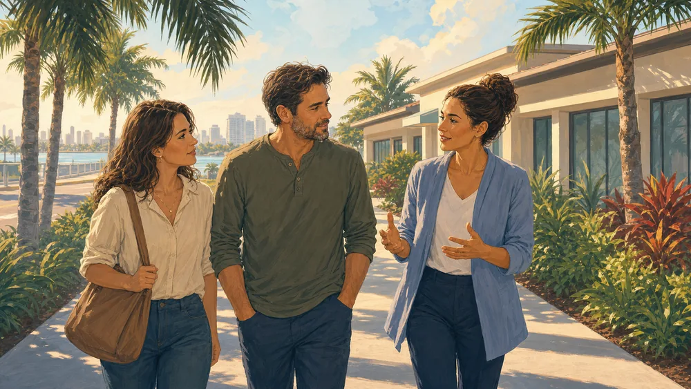 A West Palm Beach family dual diagnosis conversation scene